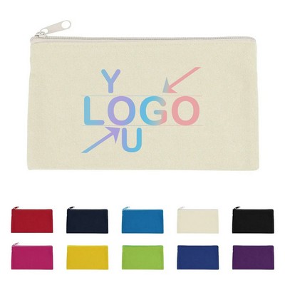 Versatile Canvas Zipper Pouch